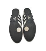 Adidasi barbati Adidas, 41, imitatie de piele, piele intoarsa, alb negru - imagine 5