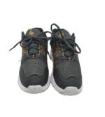 Adidasi  barbati Uncle Sam, 42, imitatie de piele, material textil, gri - imagine 3