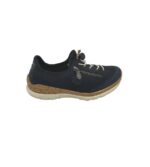 Adidasi dama Rieker, 40, imitatie de piele, material textil, negru