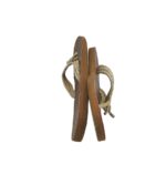 Saboti dama 38, material textil, auriu - imagine 4