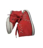 Tenisi dama  38, material textil, rosu - imagine 4