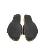 Saboti dama 38, piele, negru - imagine 5