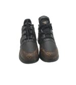 Adidasi dama  39, imitatie de piele, negru - imagine 3