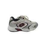 Adidasi unisex Lotto, 40, imitatie de piele, material textil, alb gri