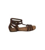 Sandale dama S'Oliver 41, material textil, maro