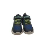 Adidasi copii Skechers, 35, imitatie de piele, material textil, negru albastru - imagine 3