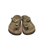 Saboti dama Blue Motion, 40, imitatie de piele, piele, auriu - imagine 3