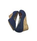 Pantofi dama Peacocks, 39, material textil, albastru - imagine 4