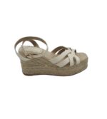 Sandale dama H&M, 38, imitatie de piele, alb