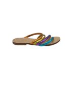 Saboti dama On y G0, 41, imitatie de piele, multicolor