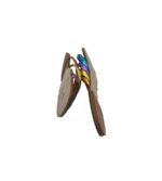 Saboti dama On y G0, 41, imitatie de piele, multicolor - imagine 4