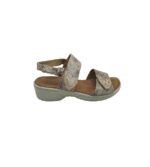 Sandale dama Caprice 36, piele, gri
