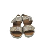 Sandale dama Caprice 36, piele, gri - imagine 3