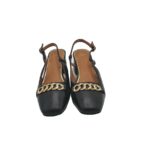 Sandale dama 38, imitatie de piele, negru - imagine 3