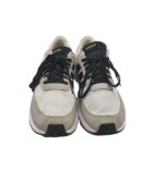 Adidasi barbati Adidas, 42, piele intoarsa, material textil, alb gri - imagine 3