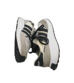 Adidasi barbati Adidas, 42, piele intoarsa, material textil, alb gri - imagine 4