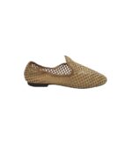 Mocasini dama H&M, 37, material textil, auriu