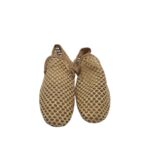 Mocasini dama H&M, 37, material textil, auriu - imagine 3