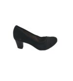 Pantofi dama 39, material textil, negru