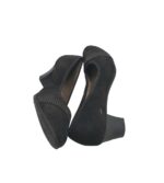 Pantofi dama 39, material textil, negru - imagine 4