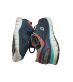 Adidasi dama Skechers, 40, imitatie de piele, material textil, albastru - imagine 4