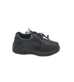 Pantofi barbati Hobos, 42, imitatie de piele, negru