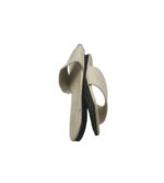 Saboti dama 40, imitatie de piele, alb - imagine 4