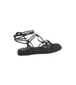 Sandale dama Primark, 37, imitatie de piele, negru