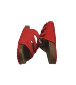 Saboti dama Bio Rock, 37, imitatie de piele, rosu - imagine 3