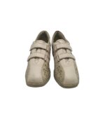 Pantofi dama Ara, 38, piele intoarsa, piele, alb gri - imagine 3