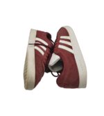 Tenisi barbati Adidas, 44, piele intoarsa, rosu - imagine 4