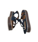 Sandale dama Marco Tozzi, 41, material textil, negru - imagine 4