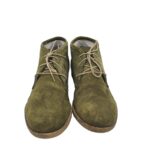 Pantofi barbati Peckott, 40, piele intoarsa, kaki - imagine 3