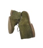 Pantofi barbati Peckott, 40, piele intoarsa, kaki - imagine 4