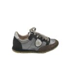 Adidasi barbati  40, piele intoarsa, gri negru