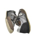 Adidasi barbati  40, piele intoarsa, gri negru - imagine 4