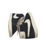 Tenisi dama Nike, 38, piele intoarsa, negru - imagine 4