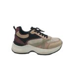 Adidasi dama 40, imitatie de piele, material textil, roz