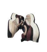 Adidasi dama 40, imitatie de piele, material textil, roz - imagine 4