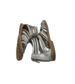 Sandale copii 33, imitatie de piele, gri - imagine 4