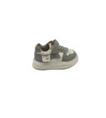 Adidasi copii Fashion, 24, imitatie de piele, alb gri