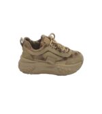 Adidasi dama Fashion, 36, imitatie de piele, material textil, bej
