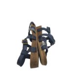 Sandale dama Mustang, 37, imitatie de piele, piele, bleumarin - imagine 4