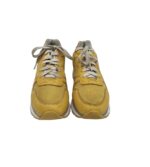 Adidasi dama Graceland, 39, imitatie de piele, material textil, galben - imagine 3