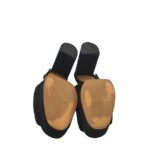 Sandale dama Asos, 36, material textil, negru - imagine 5