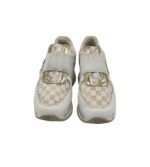 Adidasi dama 38, imitatie de piele, material textil, alb - imagine 3
