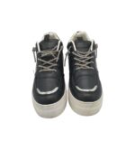 Adidasi dama 38, imitatie de piele, negru - imagine 3