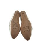 Balerini dama 38, imitatie de piele, alb - imagine 5