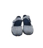Sandale dama Bpc, 39, material textil, albastru - imagine 3