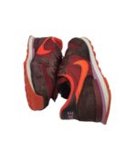 Adidasi dama Nike, 40, piele intoarsa, material textil, visiniu - imagine 4